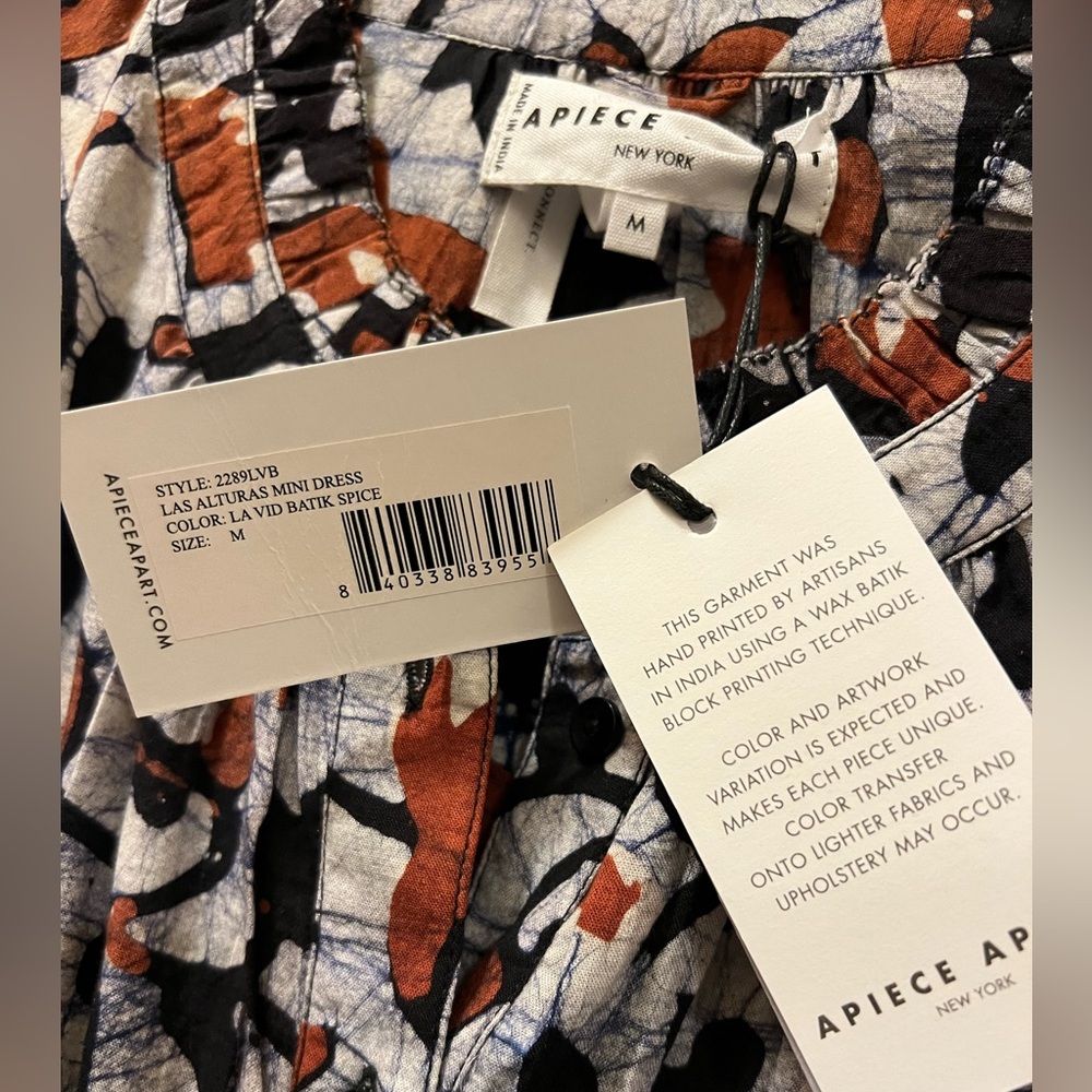 Apiece Apart Las Alturas mini dress - Medium- NWT - Picture 3 of 10